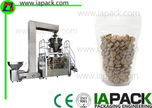 Stand-up kremailera Premade Pouch Packing Machine Biscuit Stand-up Zipper Pouch Rotary Packing Machine