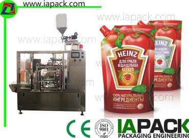 tomate-pasta paketatzeko makina, poli pouch packing machine PLC control